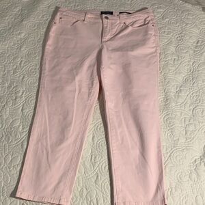 Charter Club Bristol Capri jeans light pink size 6
